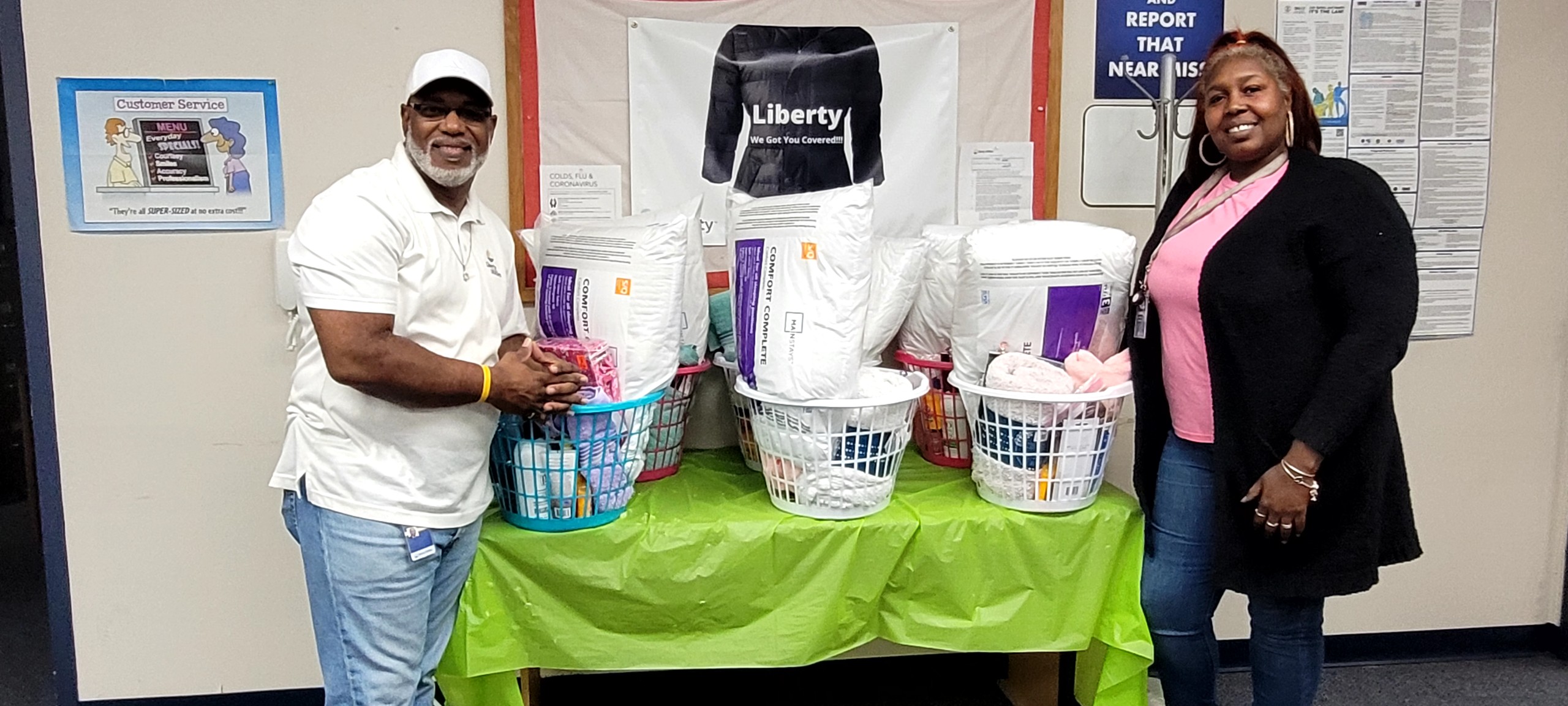 'A group effort' Pine Bluff employees donate to local women's shelter